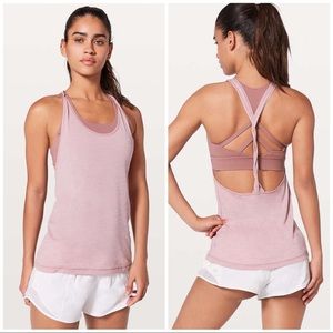 LULULEMON TWIST & TOIL BUILT IN BRA TANK TOP - 8
